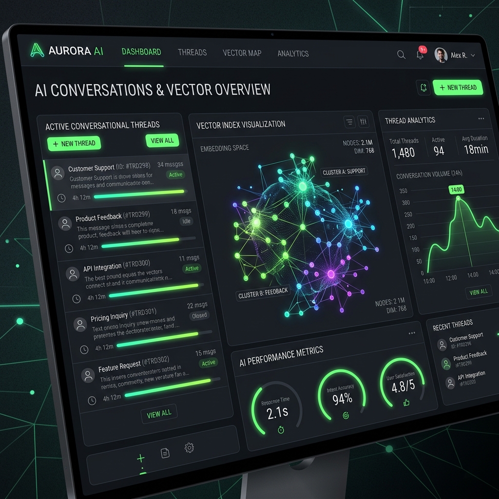 Premium SaaS Dashboard Mockup